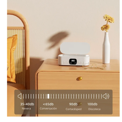 Limpiador ultrasónico para joyas y gafas